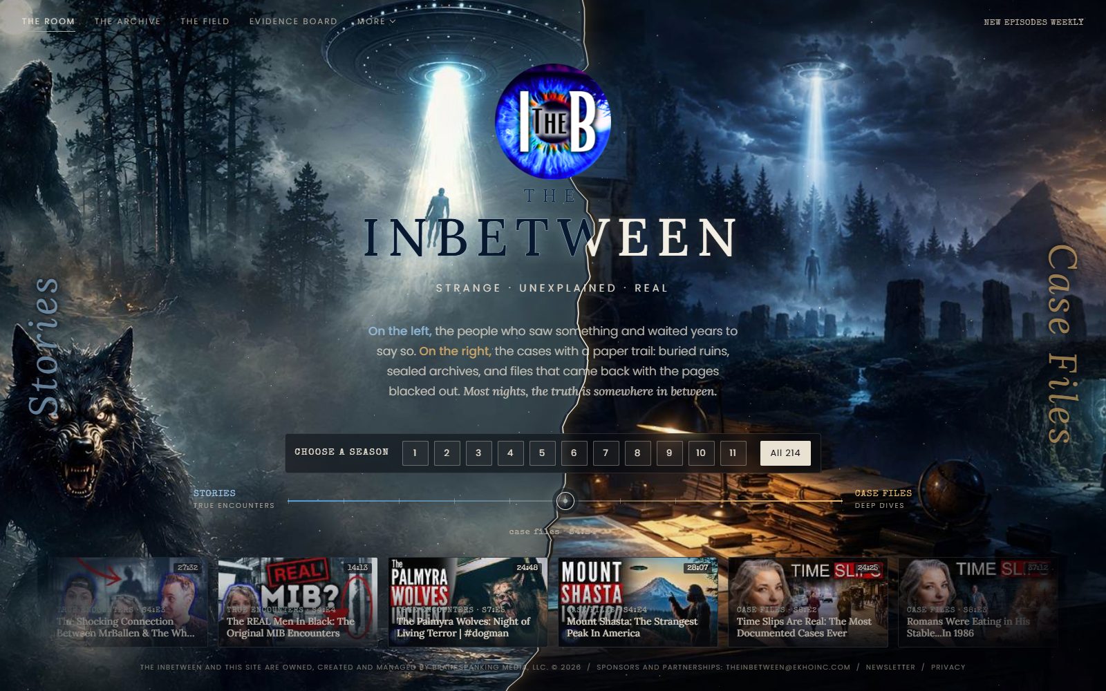 The Room, the homepage of inbetweentales.com